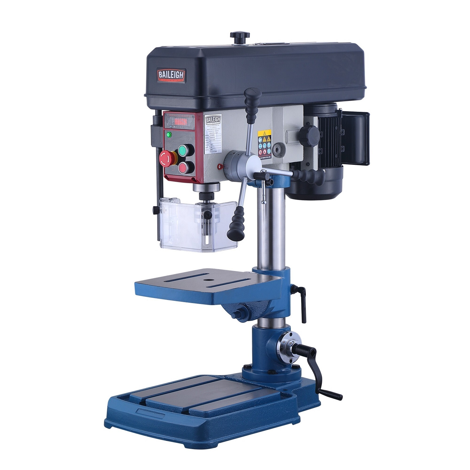Baileigh, 16in. 5 Speed Benchtop Drill Press MT-2 Spindle, 0.5 HP, Volts 110, Model# DP-4016B